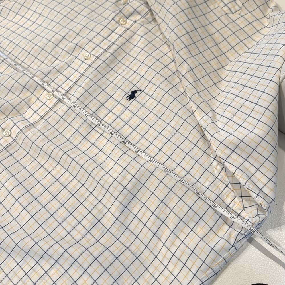 RALPH LAUREN men’s plaid shirt, size 17, 34/35 - Picture 9 of 11